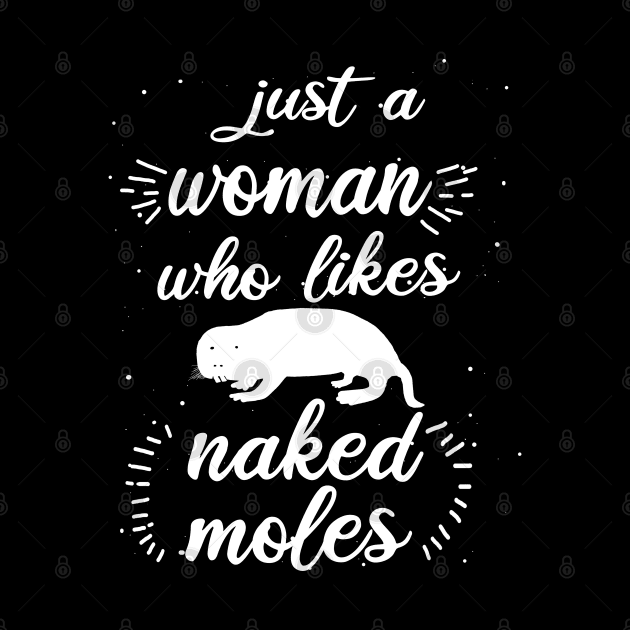 Woman naked mole rat love girl saying rodent by FindYourFavouriteDesign