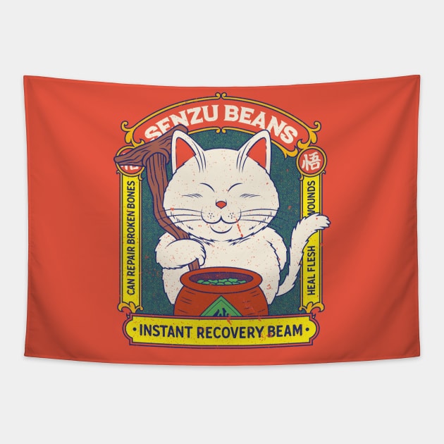 senzu beans Tapestry by redwane