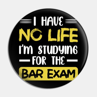 Bar Exam Funny Law School Graduation Pin