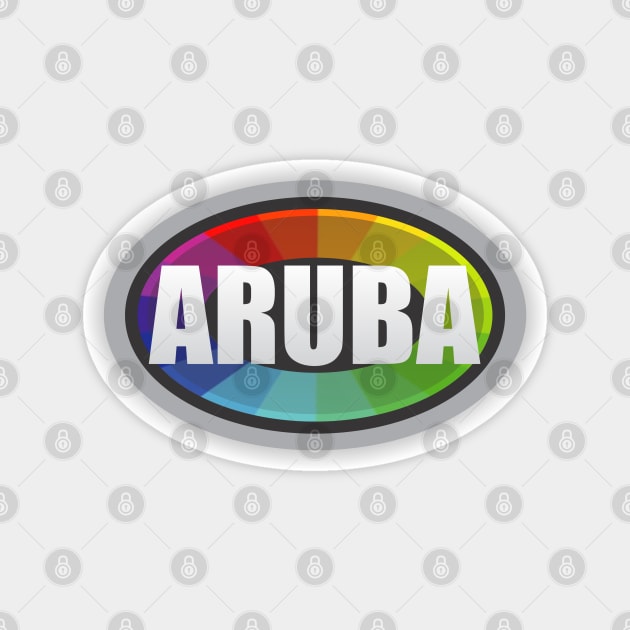 Aruba Magnet by Dale Preston Design