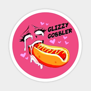 Glizzy Hot Dog Meme Design Magnet for Sale by lmzgraphics