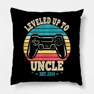 Leveled Up To Uncle 2024 Soon To Be  Video Gamer Uncle Pillow