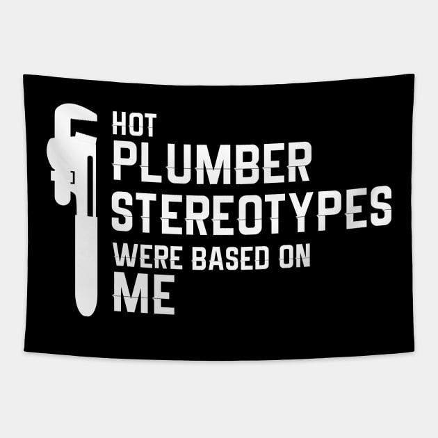 Hot Plumber Stereotype Tapestry by TriHarder12