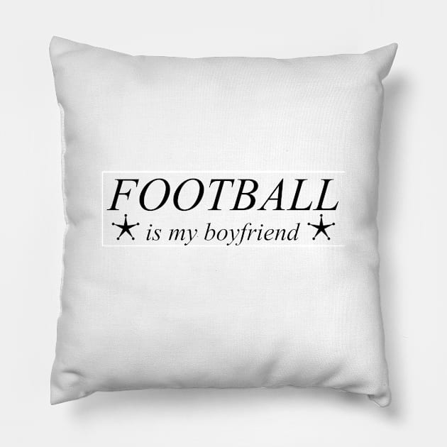 Funny Football Girlfriend Pillow by yassinstore