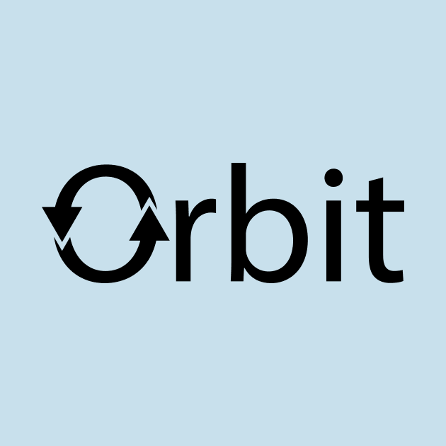 Orbit typography design by CRE4T1V1TY