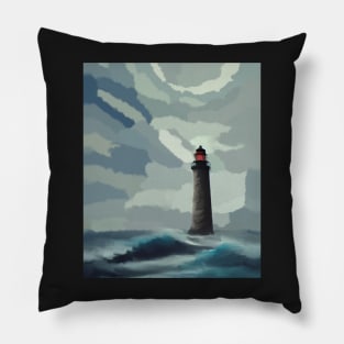 Cloudy Ocean Pillow