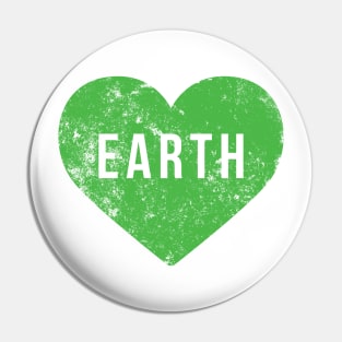 Heart Love Earth Pin