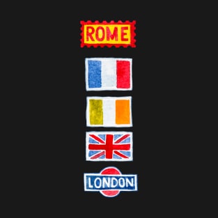 Cities and countries| ROME, ITALY, UK, LONDON T-Shirt