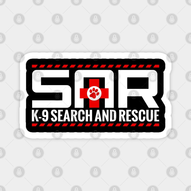 K-9 Search and Rescue Magnet by Nartissima