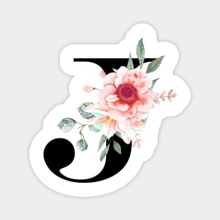 LETTER MONOGRAM J Magnet