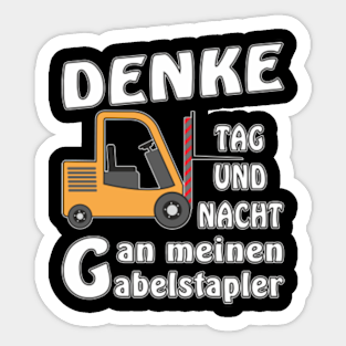 Gabelstapler Stickers Teepublic