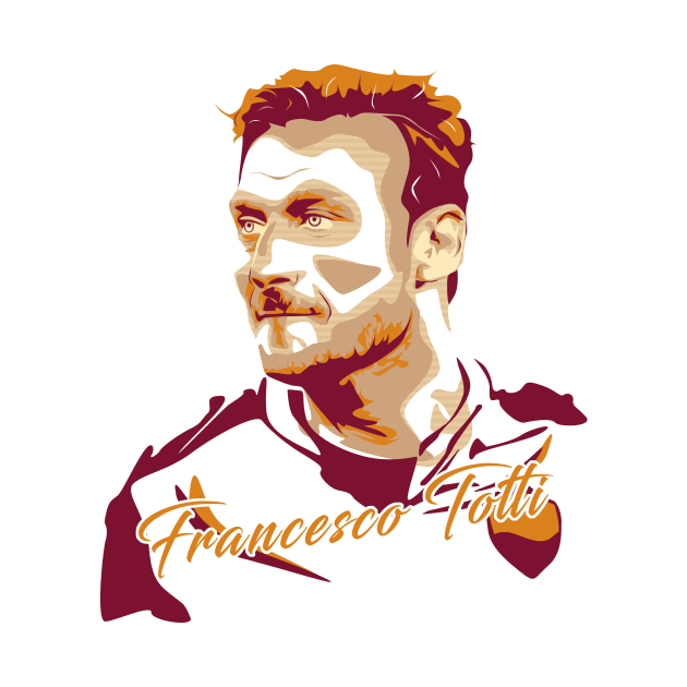 Francecso Totti Vector by CryptoTextile