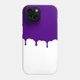 Dual Paint | Purple & White Phone Case