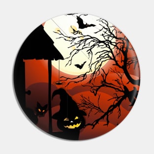 Spooky Bat Pin