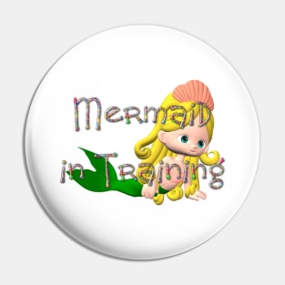 Mermaid in Training Pin