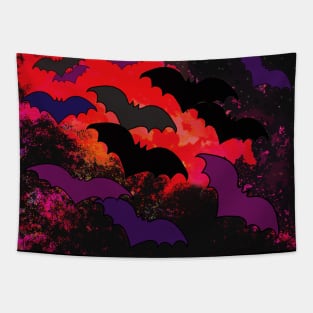 Bats In Flight Tapestry