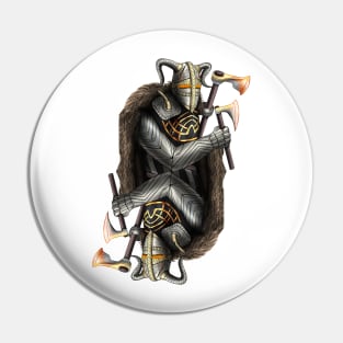 Futuristic viking Pin