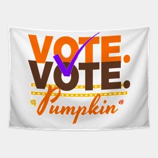 Halloween Vote Pumpkin Anti Trump Tapestry