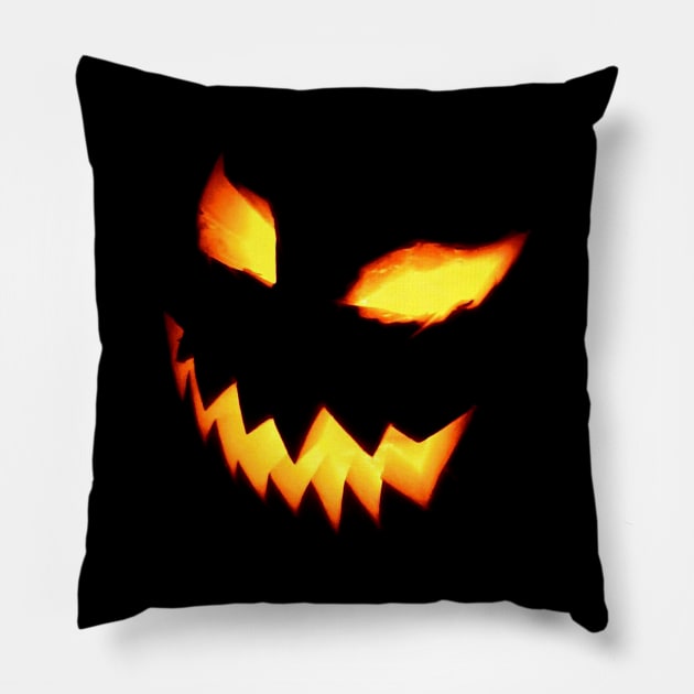 Jack O lantern smile Pillow by Corvons