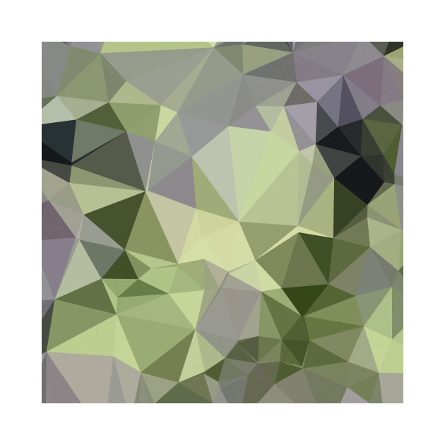 Asparagus Green Abstract Low Polygon Background by retrovectors