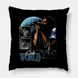 J Cole World Vintage Pillow