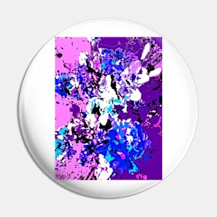 Deep Purple Abstract Pin