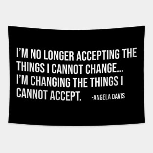 I’m no longer accepting the things I cannot change, Angela Davis, Black History, Black Panther Party Tapestry