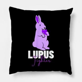 Lupus warrior rabbit Pillow