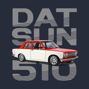 Drive The Classic Car - Datsun 510 1987 T-Shirt