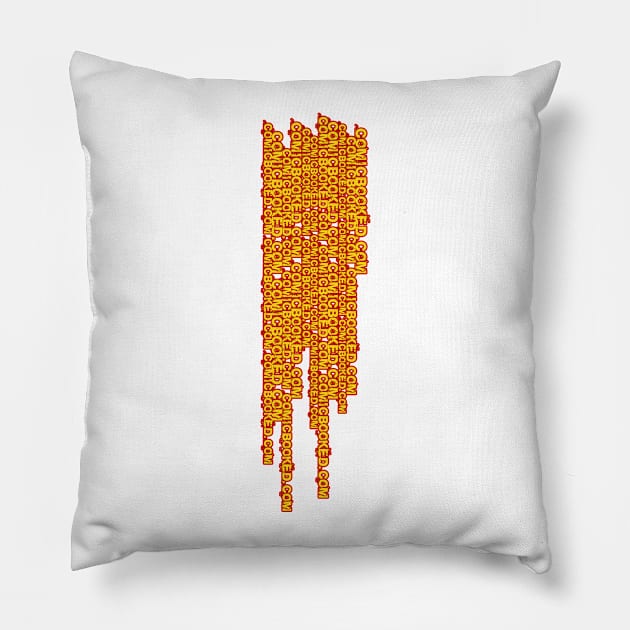 Comic Booked Matrix Pillow by Comic Booked