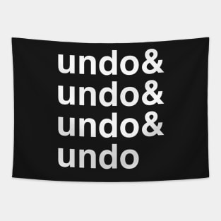 Undo, Undo Funny Graphic Design Tapestry