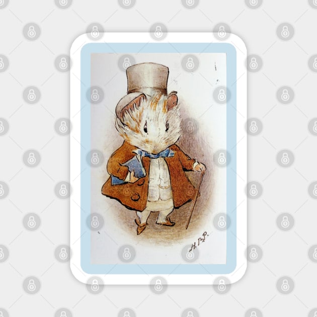 The Amiable Guinea Pig - Beatrix Potter Magnet by forgottenbeauty