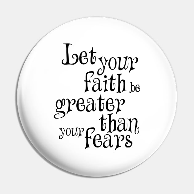 Faith fear Pin by Dhynzz