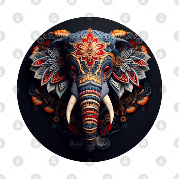 Mandala - Elephant 6 by aleibanez