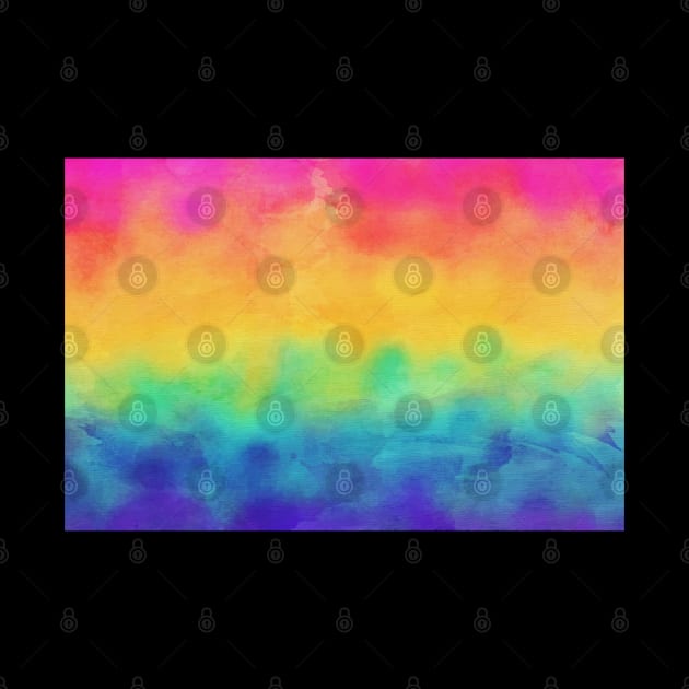 Rainbow LGBTQ Pride Tie Dye Fantasy by gonegirldesigns
