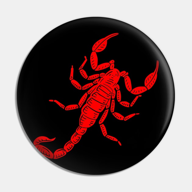 Scorpion Pin by Oolong