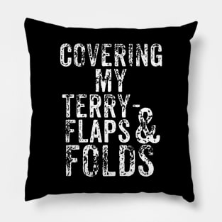 Covering My Terry-Flaps and Folds Pillow