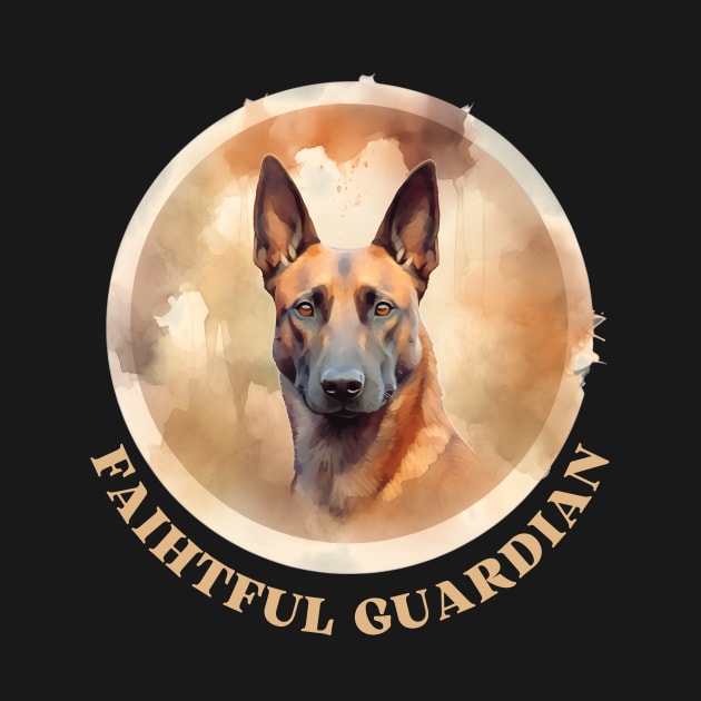 Malinois Faihtful Guardian by InkTrendy