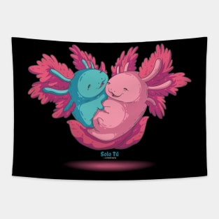 Axolotl in love Tapestry