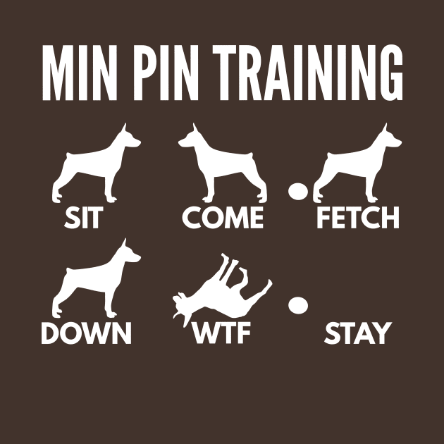 Min Pin Training Miniature Pinscher Dog Tricks by DoggyStyles