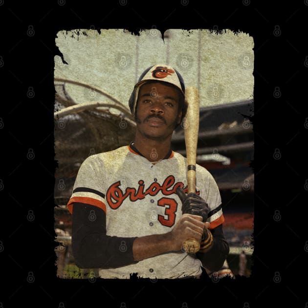 Eddie Murray in Baltimore Orioles, 1977 by PESTA PORA