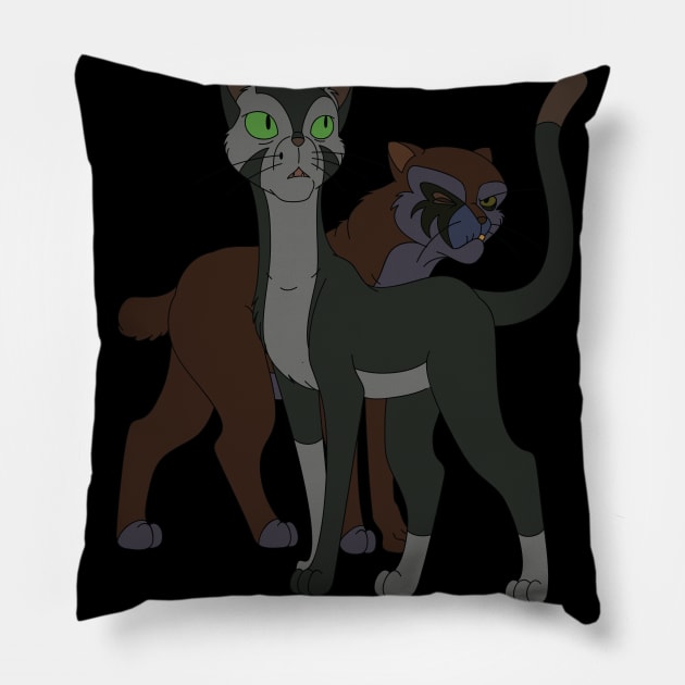 Felidae 25th anniversary Pillow by CopperIrisArt