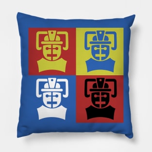 Cyberman pop art Pillow