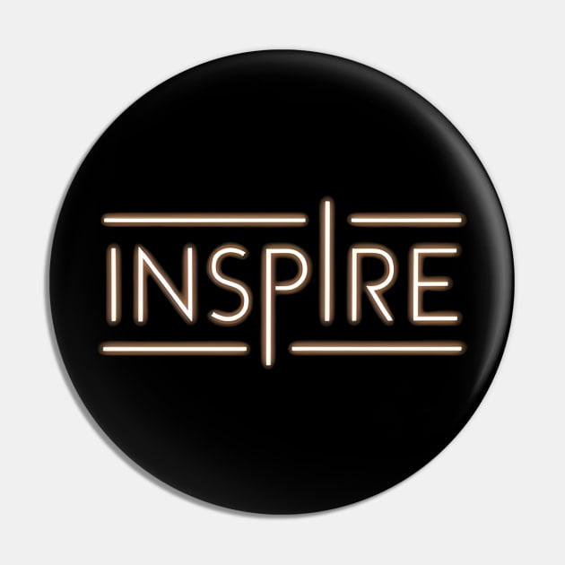 Inspire Pin by CreationArt8