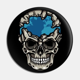 World Of Skull Pin