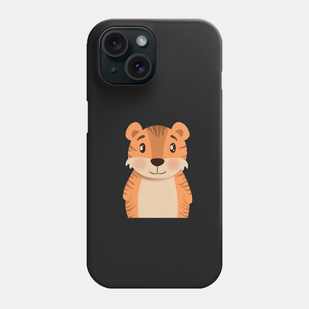 Baby Tiger Nursery Illustration Phone Case by gusstvaraonica