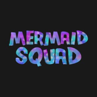 Mermaid Squad Party Tee For Girls T-Shirt