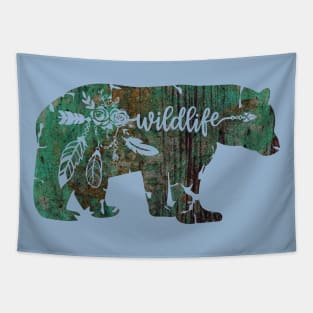 BoHo Wildlife Bear Tapestry