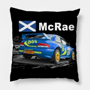 JDM Colin Mcrae World Rally Champion WRC STI GC8 22b Car 555 Impreza Pillow