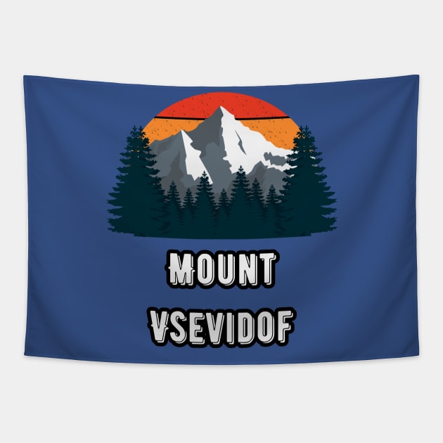 Mount Vsevidof Tapestry by Canada Cities